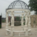Western Style outdoor white marble gazebo